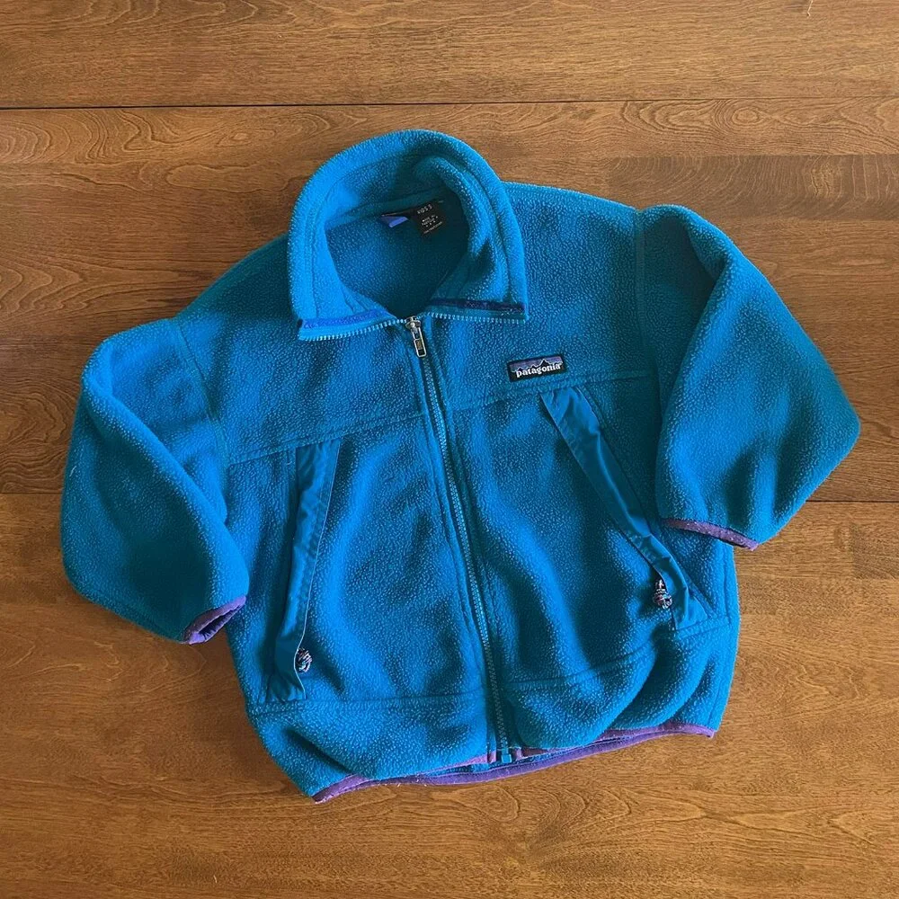 Patagonia vintage Made in the USA blue fleece 5